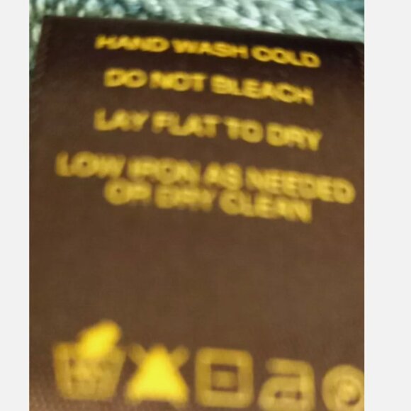 Multiples Women’s XL Olive Ribbed Midi Cardigan Crochet Back Shawl Collar EUC - Picture 11 of 13